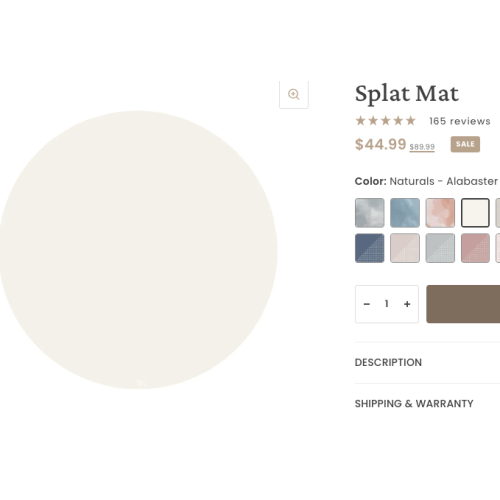 Prettier Splat Mats- Protect Your Floor During Meal Times – Toddlekind USA