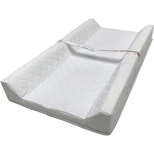 Summer by Ingenuity Contoured Changing Pad – Includes Waterproof Changing Liner and Safety Fastening Strap with Quick-Release Buckle