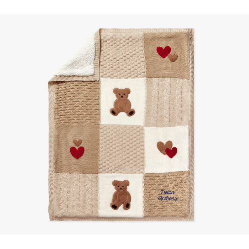 Heirloom Teddy Bear Baby Blanket