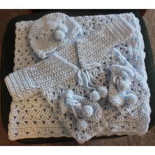 Hand Crochet Layette