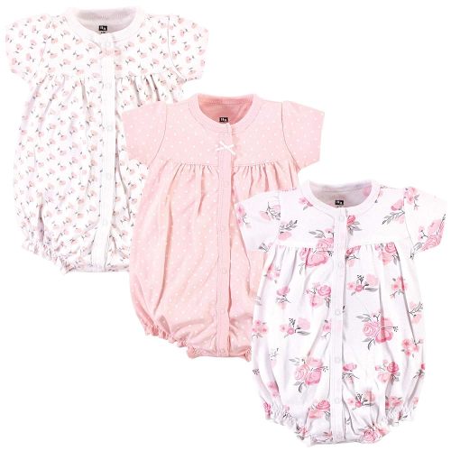 Hudson Baby Unisex Cotton Rompers