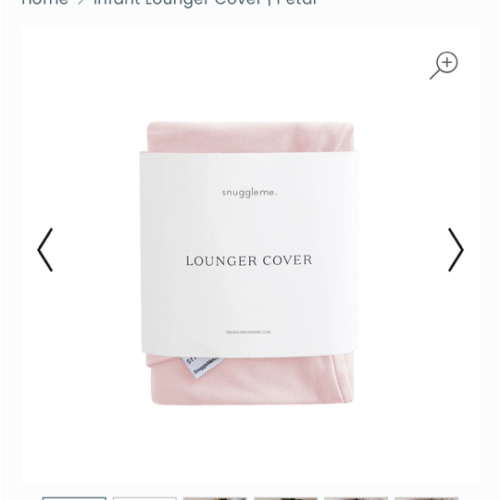 Infant Lounger Cover | Petal