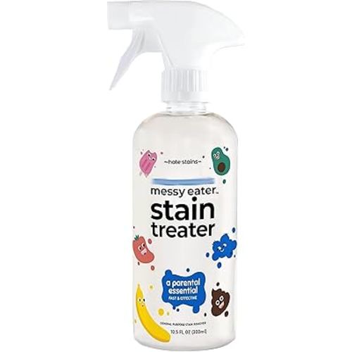 Stain Remover Spray, Stain Treater for Laundry, Stain Treater Spray, Fabric Stain Remover for Spots on Clothes, Underwear, Carpets, Linens Removes Oil Paint Blood and Pet Stains, 10.5 FL OZ (1)