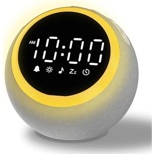 Rohent White Noise Sound Machine - with Nightlight & Alarm Clock - 25 Soothing Sounds, Adjustable Volume, Timer, Sleep Aid for Baby, Kids, Adults - Ideal for Sleep, Relaxation, Focus