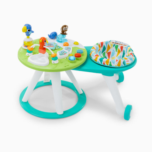Bright Starts Around We Go 2-in-1 Walk-Around Baby Activity Center and Table - Tropic Cool