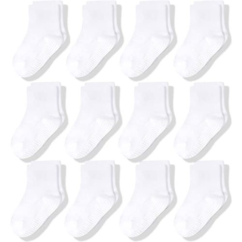 Non Slip Socks With Grips - 12 Pairs