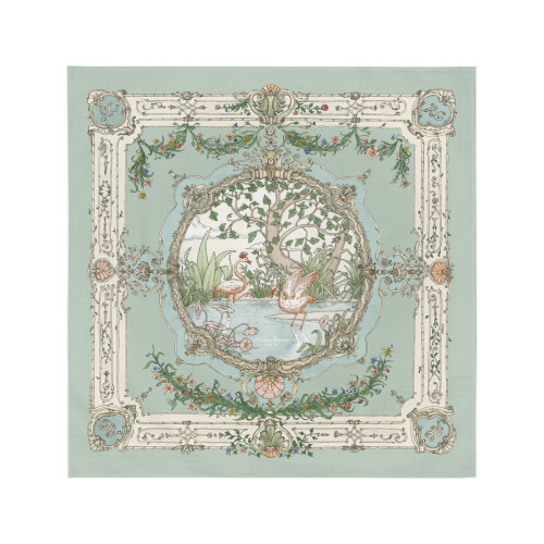 Carré – Tapestry Olive Green - Atelier Choux