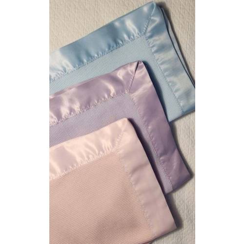 SATIN TRIM COTTON Blanket Toddler Size Satin Edge 100% - Etsy