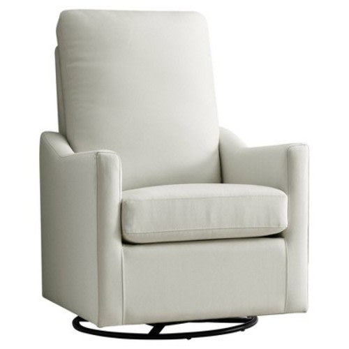Delta Children Adley Nursery Glider Swivel Chair, Color: Cream