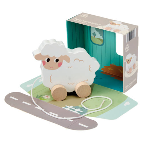 Little Town Wooden Car or Pull Toy - Sheep Pull Toy Same-Day Delivery or Pickup | ALDI