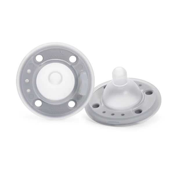 Ninni Co Pacifier- Frost 2 Pack Breastlike Pacifier