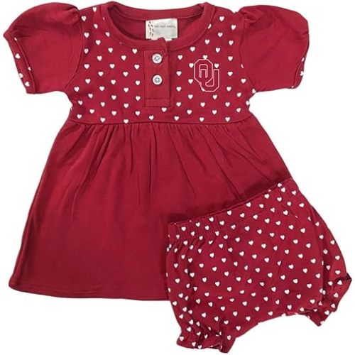 Two Feet Ahead Baby Girl Hearts Dress with Bloomers Shorts Newborn Baby Sizes 0-3M 6M 12M