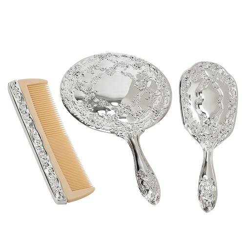 Antique Style, Brush, Mirror, Comb set, Dresser Set, Vanity set,  Custom engraved! " FAST SHIPPING"