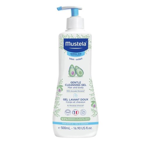 Mustela Gentle Cleansing Gel Baby Body Wash And Baby Shampoo - 16.9 Fl Oz