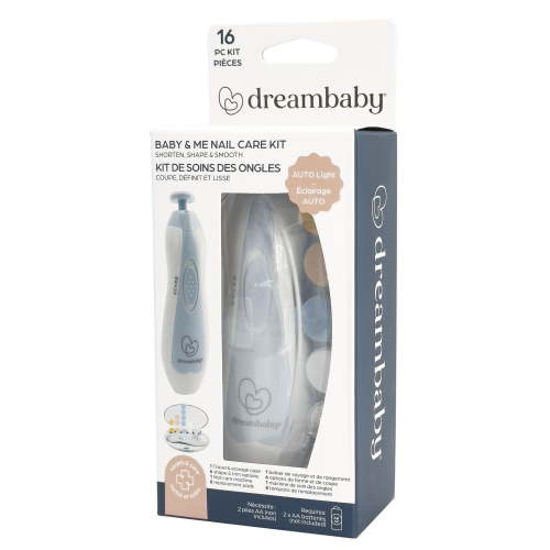 Dreambaby® Baby & Me Nail Care Kit - 16 Piece Electric Nail Trimmer for Babies - Comes with 6 Shape & Trim Options and 8 Replacement Pads, 6 shape & trim options! - Walmart.ca