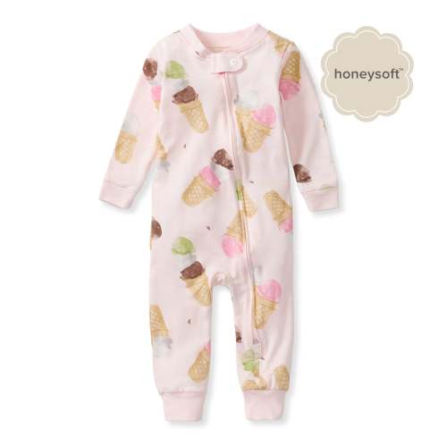Ice Cream Cone Honeysoft™ Lyocell Baby Sleeper | Burt's Bees Baby