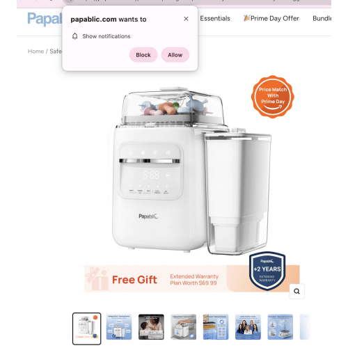SafeguardPlus™ Baby Bottle Washer System