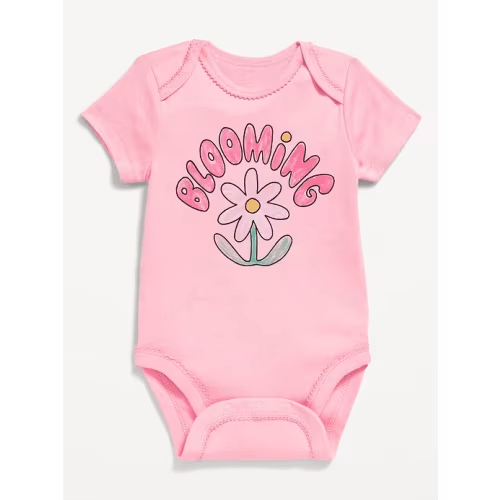 Unisex Short-Sleeve Bodysuit for Baby