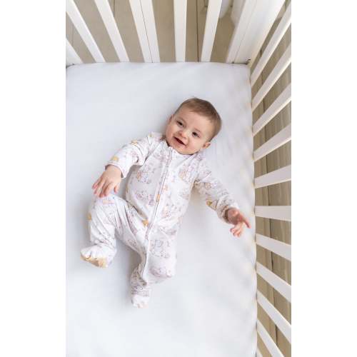 Honey Bear Bamboo Footie