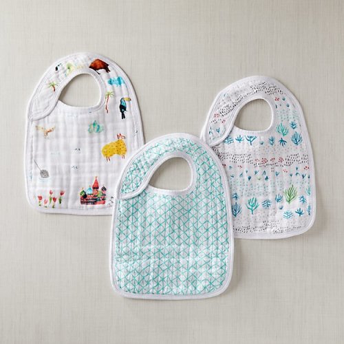 aden + anais Around the World Snap Bibs, Set of 3