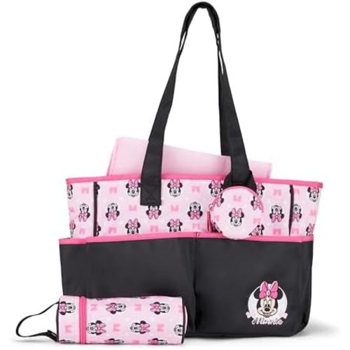 Disney Baby Multi-Functional Travel Tote Diaper Bag with Changing Pad