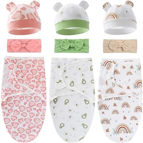 3-Pack Organic Baby Swaddle Sleep Sacks - Newborn Swaddle Sack - Baby Sleep Sack - Baby Swaddle Blanket Wrap