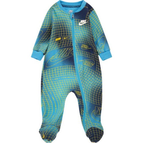Club Grid Print Footie