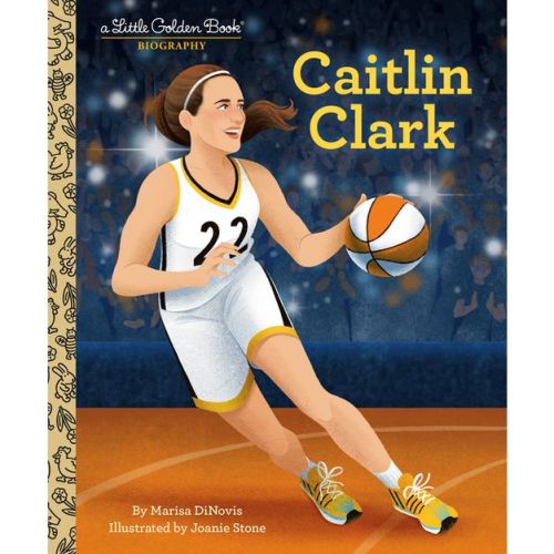 Caitlin Clark: A Little Golden Book Biography - (Little Golden Book Biographies) by Marisa Dinovis (Hardcover)
