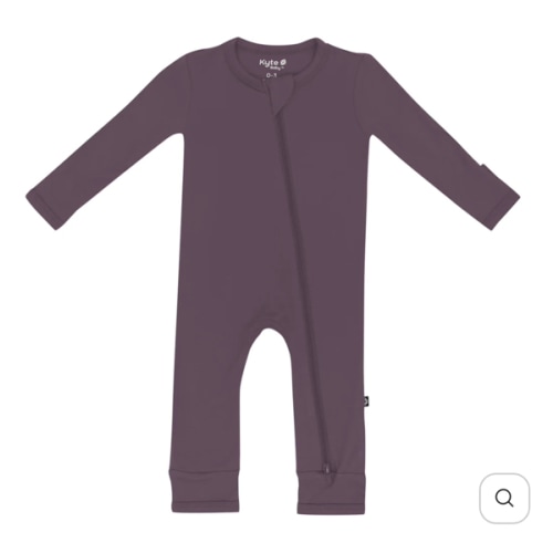 Zippered Romper in Currant