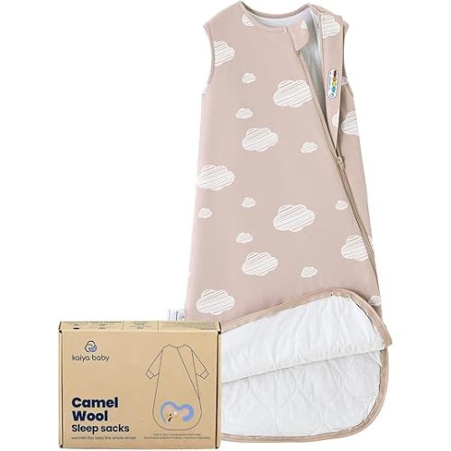 Kaiya baby 1.0 Tog Sleep Sack 6-18 Months, Newborn Sleep Sack, Wearable Blanket Baby,One Piece Sleeveless Sleep Sack,Gifts for Baby