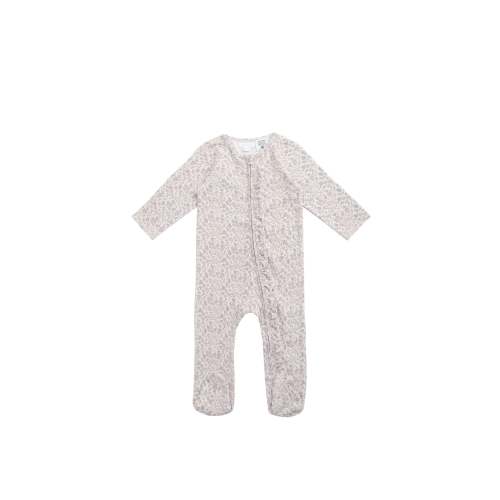 Organic Cotton Melanie Onepiece - Amber Floral Lilac Ash
