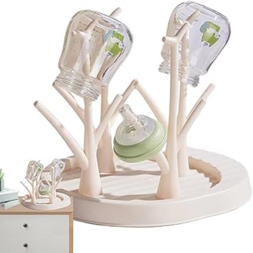 Baby Bottle Drying Rack - Countertop Baby Bottle Drying Rack | Detachable Baby Bottle Holder Storage | Tree-Shaped Bottle Dryer Rack | Space-Saving Bottle Holder for Baby Bottle