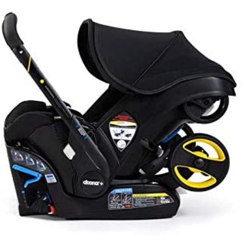 Doona Infant Car Seat & Latch Base – Car Seat to Stroller – Midnight Edition