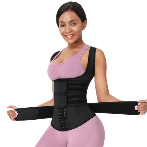 FeelinGirl Plus Size Waist Trainer Vest With 3 Rows of Eye and - TikTok Shop