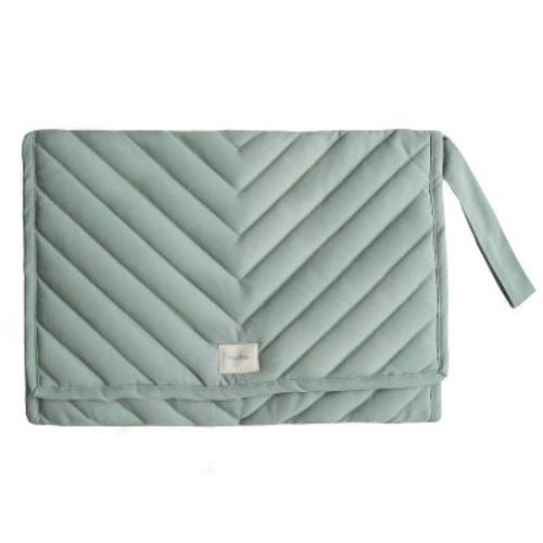 Mushie Portable Changing Pad, Color: Roman Green