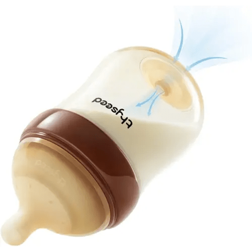 Thyseed PPSU Natural Anti-Colic Baby Bottles | Newborn Breast Like Nursing Bottle for Breastfed Babies with Nipple(0-1 Months),5oz,1pack