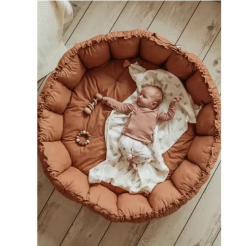 Play and Go - Bloom Organic Cotton Play Mat - Brown