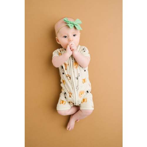 Jungle Friends Bamboo Short Romper