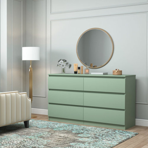 Wade Logan Bisset 6 - Drawer Dresser & Reviews - Wayfair Canada
