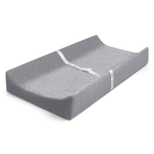 Serta Perfect Sleeper Changing Pad With Plush Cover - Gray