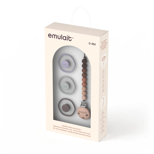 Pacifier 3-Pack and Clip Gift Set