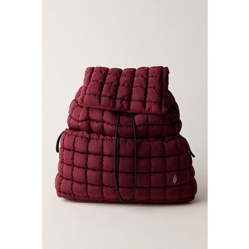 Quilted Hiker Backpack - Mahogany