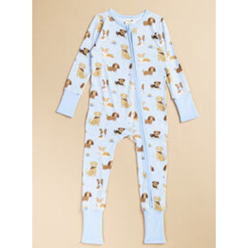 Furry Friends Sleeper in Blue | Tullabee
