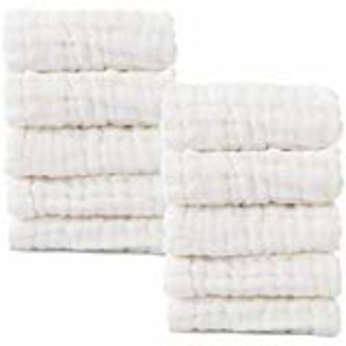 Amazon.com : MUKIN Baby Washcloths - Soft Face Cloths for Newborn, Absorbent Bath Face Towels, Baby Wipes, Burp Cloths or Face Towels, Baby Registry as Shower. Pack of 6-12x12 inches (Grey) : Baby