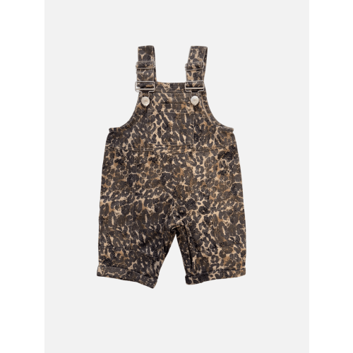 BLYTHE LEOPARD DUNGAREE BABY