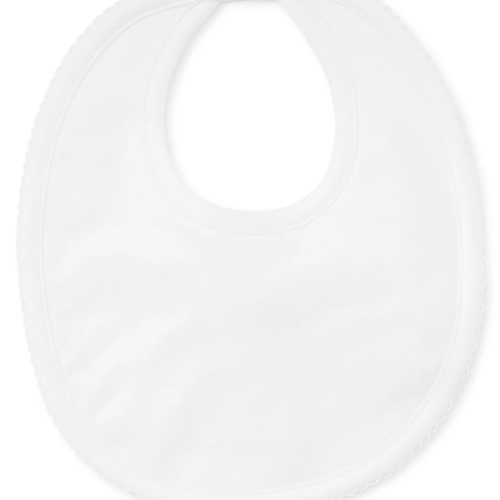 White Kissy Basics Bib