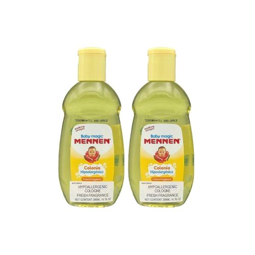 Baby Magic 2 Mennen Cologne 6.76 Fl Oz (2 Colonias Mennen Para Bebe 200 Ml)