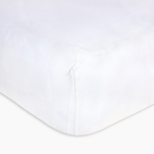 Burt's Bees Baby Organic Cotton Jersey Fitted Crib Sheet - Cloud, 1