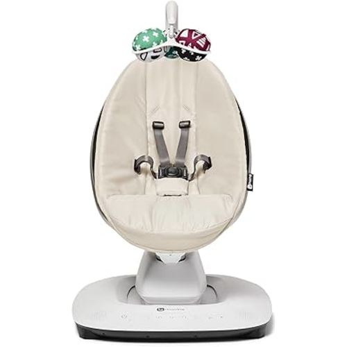 4moms MamaRoo Multi-Motion Baby Swing, Bluetooth Enabled with 5 Unique Motions, Birch