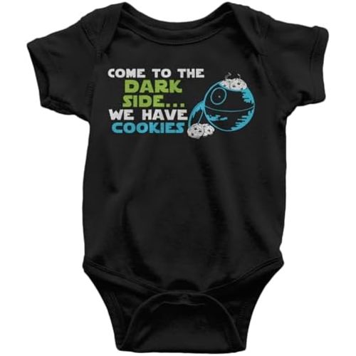 Sith Happens Bodysuit, Funny Baby Clothing, Star Wars Inspired, Black 0-3 mo